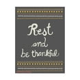 thumbnail image 1 of Trademark Fine Art 'Rest And Be Thankful' Canvas Art by Rachel Gresham, 1 of 3