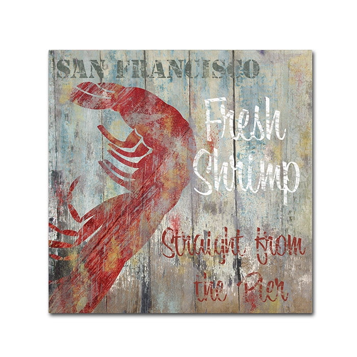 Trademark Fine Art "Restaurant Seafood I" Canvas Art by Color Bakery