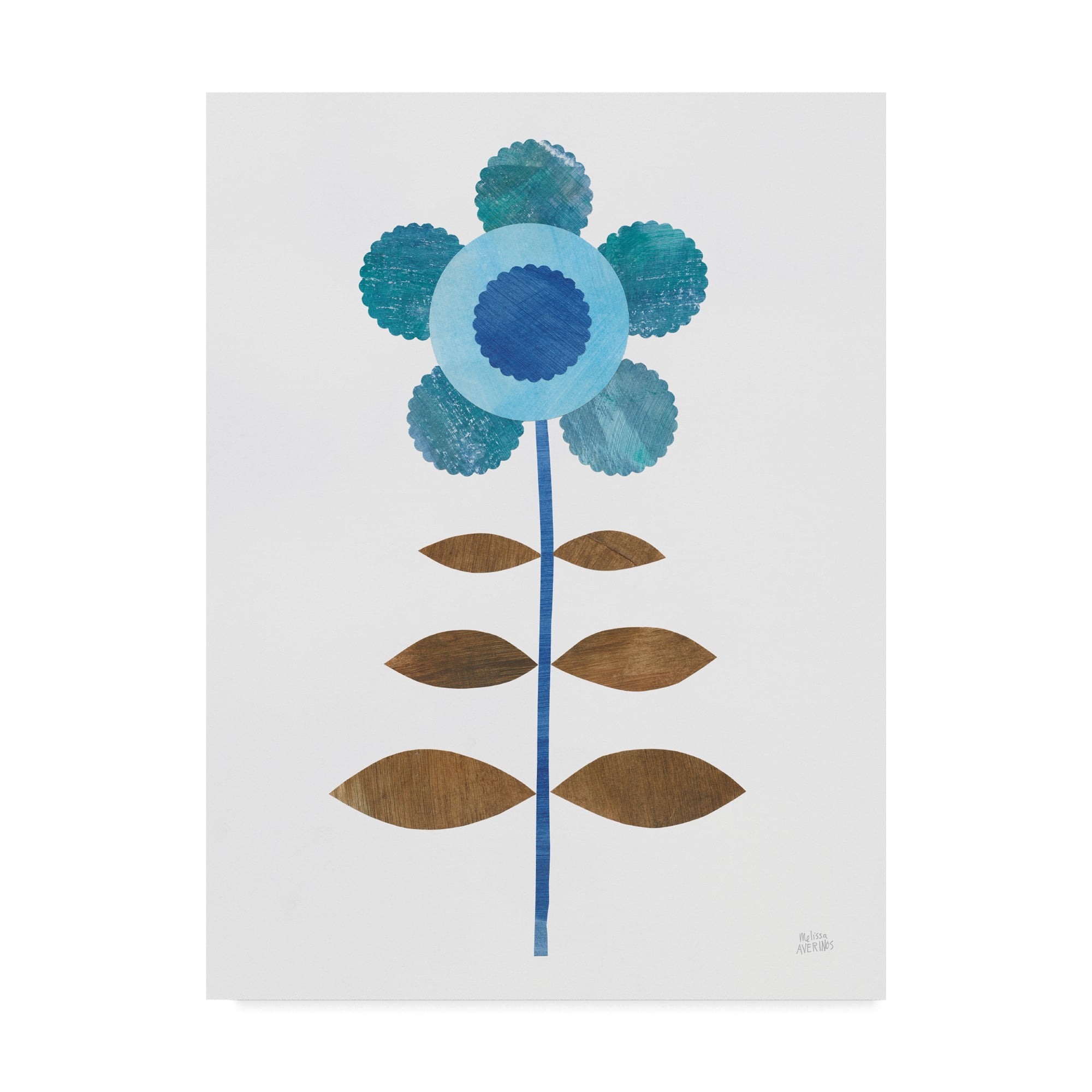 Trademark Fine Art 'Retro Blooms IV' Canvas Art by Melissa Averinos