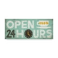 thumbnail image 1 of Trademark Fine Art 'Retro Diner Open 24 Hours Panel' Canvas Art by Michael Mullan, 1 of 3