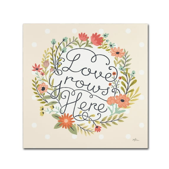 Trademark Fine Art 'Retro Garden III' Canvas Art by Janelle Penner