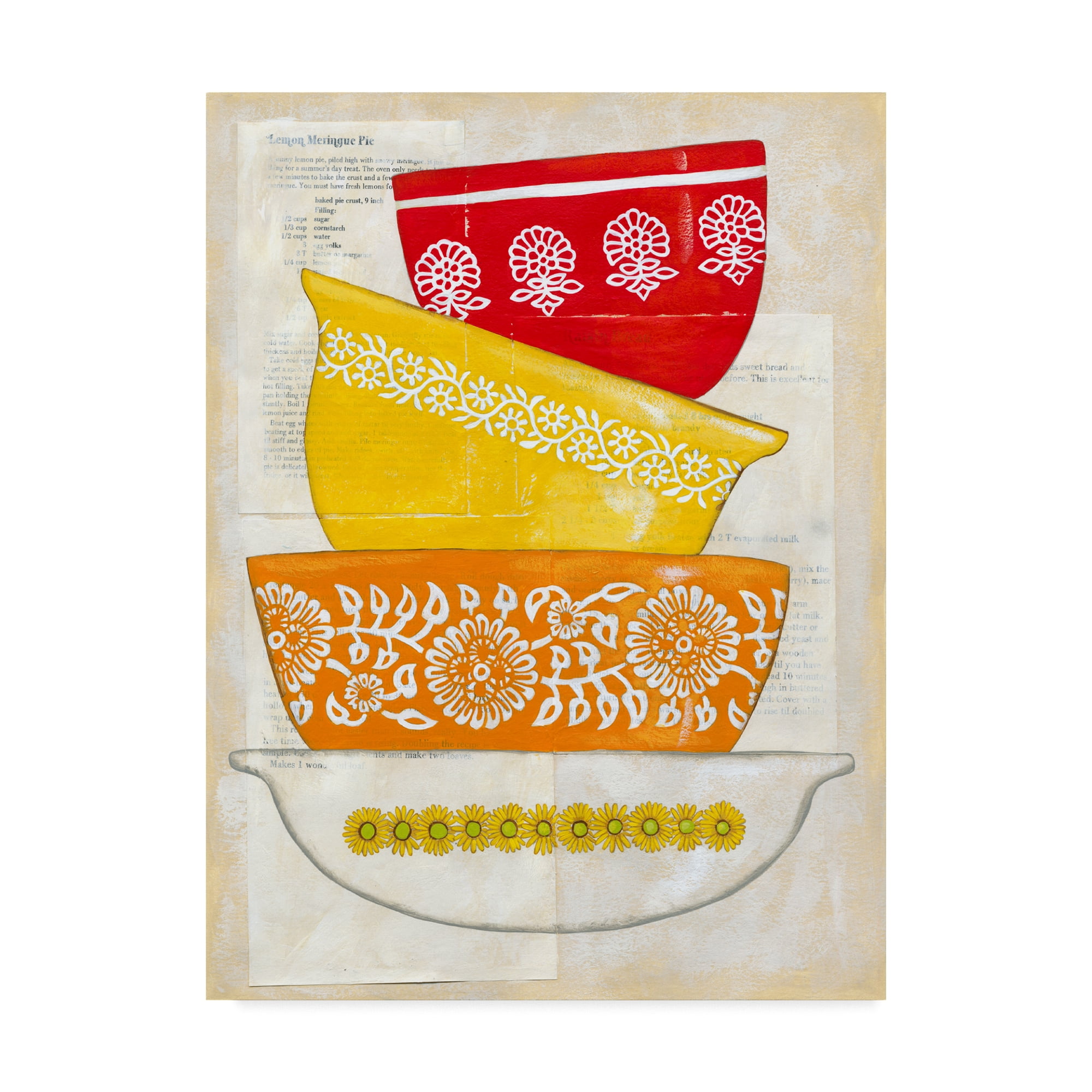 Trademark Fine Art 'Retro Ware I' Canvas Art by Chariklia Zarris
