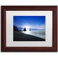 thumbnail image 1 of Trademark Fine Art 'Reynisdrangar Evening' Canvas Art by Philippe Sainte-Laudy, White Matte, Wood Frame, 1 of 4