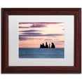 thumbnail image 1 of Trademark Fine Art 'Reynisdrangar at Sunset' Canvas Art by Philippe Sainte-Laudy, White Matte, Wood Frame, 1 of 1