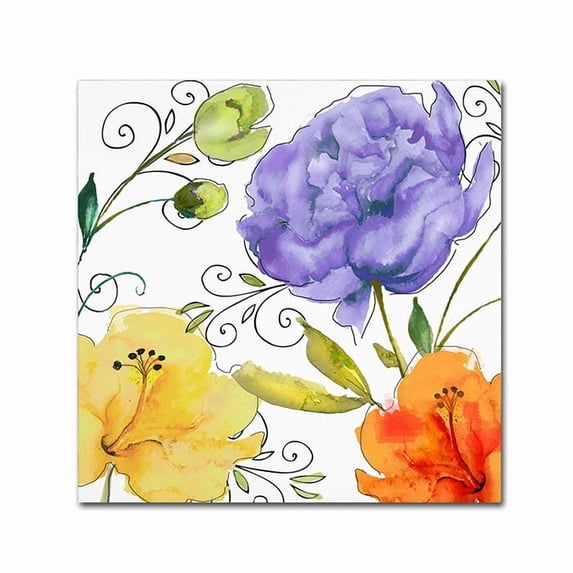 Trademark Fine Art "Rhapsody I" Canvas Art by Color Bakery