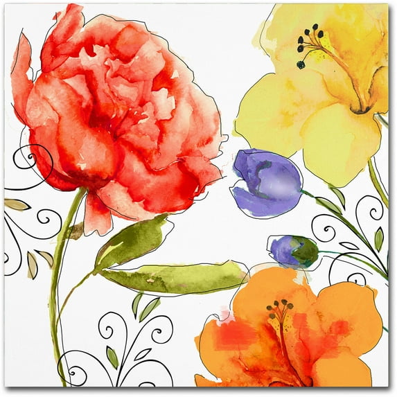Trademark Fine Art "Rhapsody II" Canvas Art by Color Bakery
