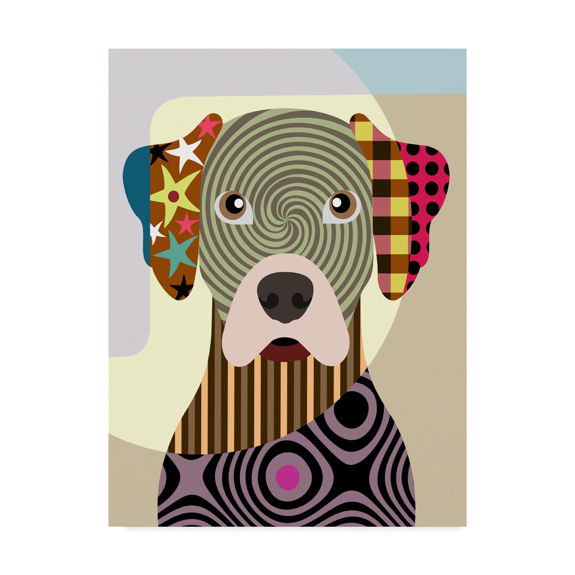 Trademark Fine Art 'Rhodesian Ridgeback' Canvas Art by Lanre Adefioye