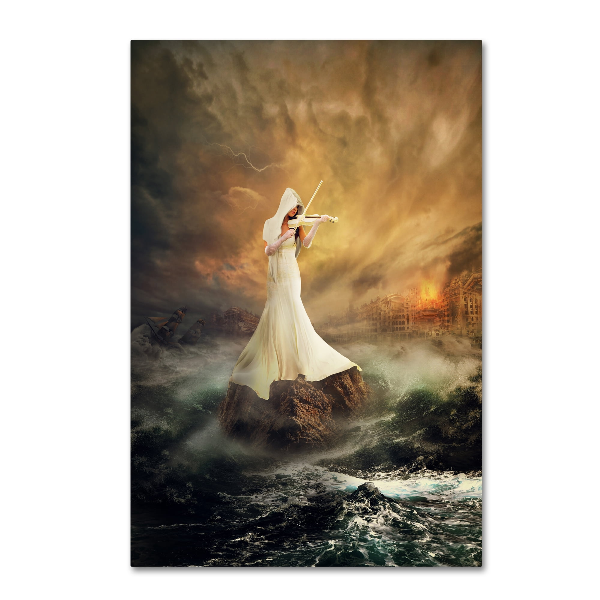 Trademark Fine Art 'Rhythm Of The Storms' Canvas Art by Rooswandy Juniawan