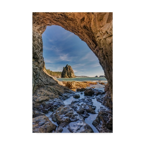 Trademark Fine Art 'Rialto Sea Arch' Canvas Art by Pierre Leclerc