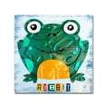 thumbnail image 1 of Trademark Fine Art 'Ribbit the Frog' Canvas Art by Design Turnpike, 1 of 3