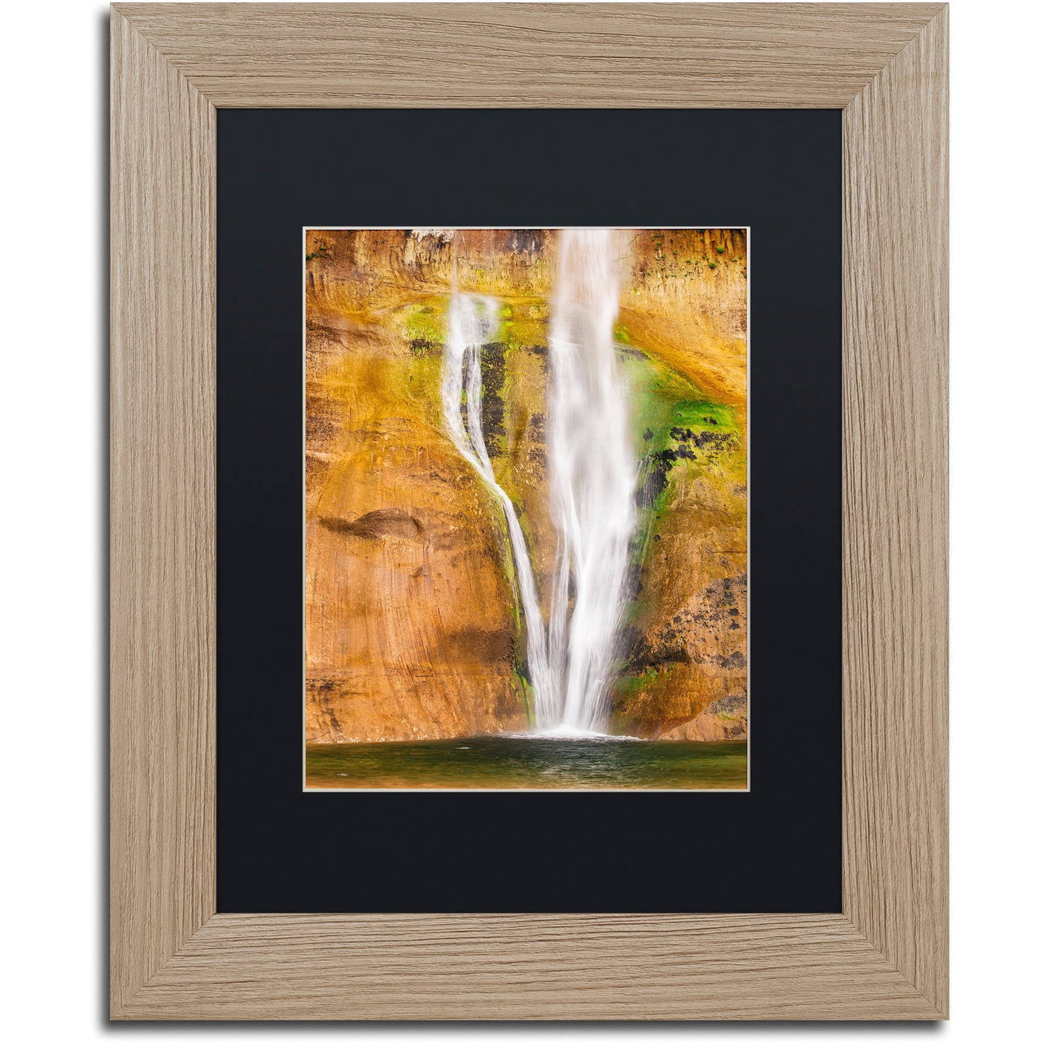 Trademark Fine Art "Ribbons" Canvas Art by Michael Blanchette Photography Black Matte, Birch Frame