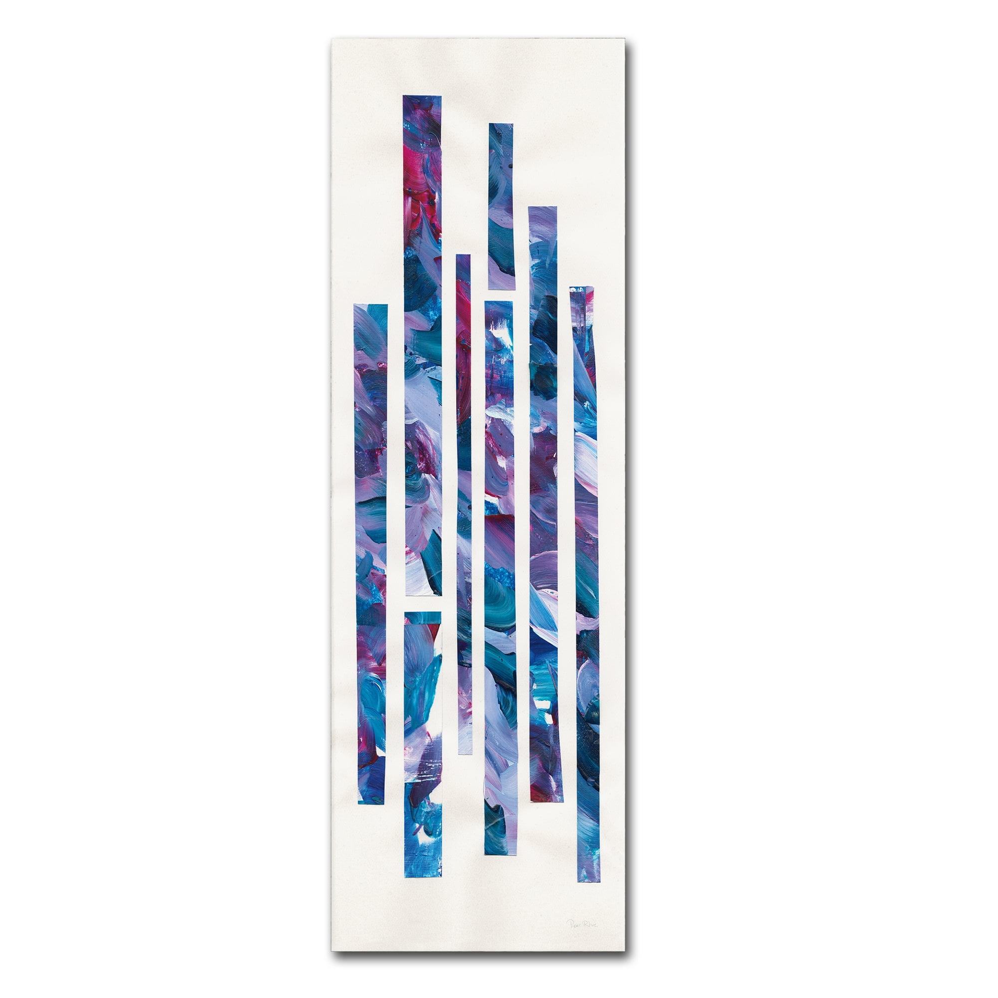 Trademark Fine Art 'Ribbons of Jewels I' Canvas Art by Piper Rhue