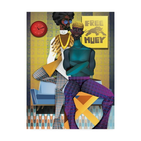 Trademark Fine Art 'Right On!' Canvas Art by Jaleel Campbel