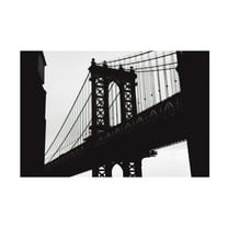 Trademark Fine Art Rikard Martin Manhattan Bridge Canvas Wall Art