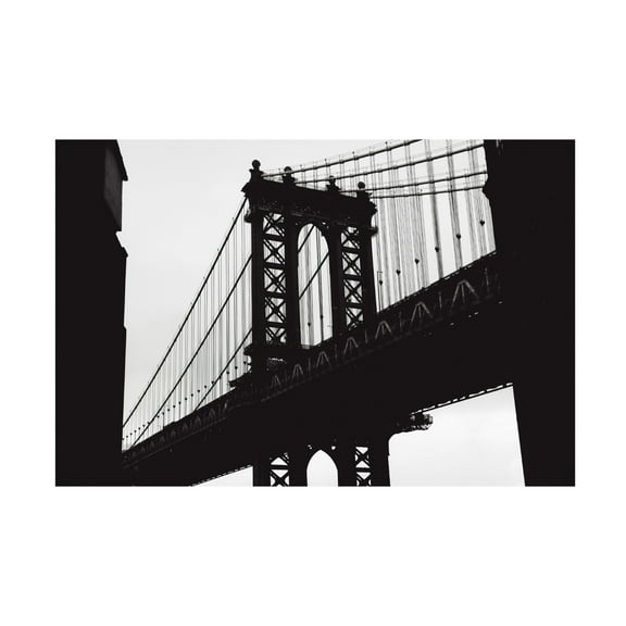 Trademark Fine Art Rikard Martin Manhattan Bridge Canvas Wall Art