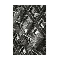 Trademark Fine Art Rikard Martin New York City Fire Escapes 04 Canvas Wall Art