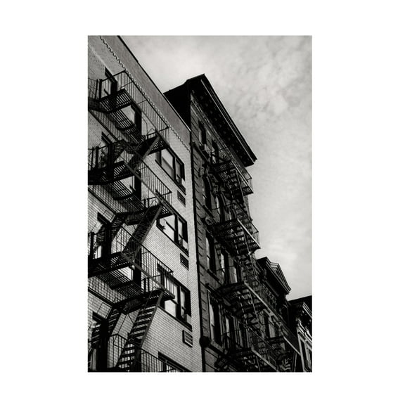 Trademark Fine Art Rikard Martin  New York City Fire Escapes 05 Canvas Wall Art