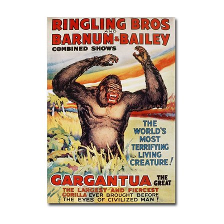 Trademark Fine Art "Ringling Brothers and Barnum and Bailey" Canvas Wall Art