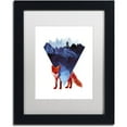 thumbnail image 1 of Trademark Fine Art 'Risky Road' Canvas Art by Robert Farkas, White Matte, Black Frame, 1 of 1