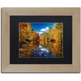 thumbnail image 1 of Trademark Fine Art "River Mirage" Canvas Art by Michael Blanchette Photography Black Matte, Birch Frame, 1 of 4
