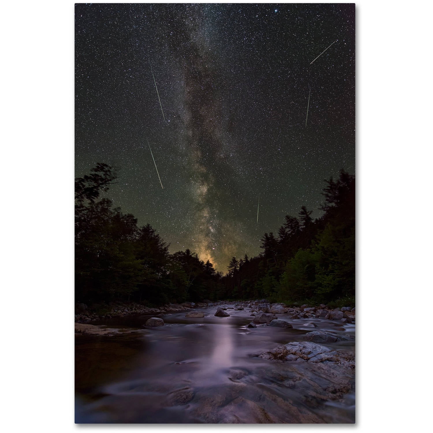 Trademark Fine Art "River Runs Through" Canvas Art by Michael Blanchette Photography