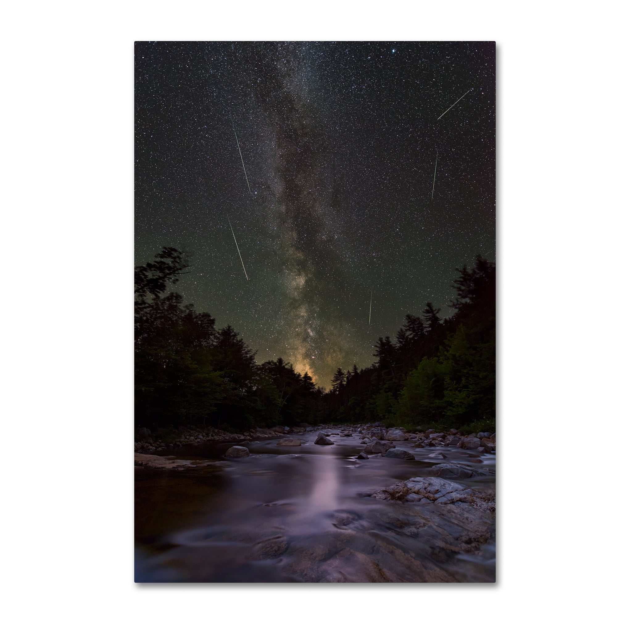 Trademark Fine Art "River Runs Through" Canvas Art by Michael Blanchette Photography