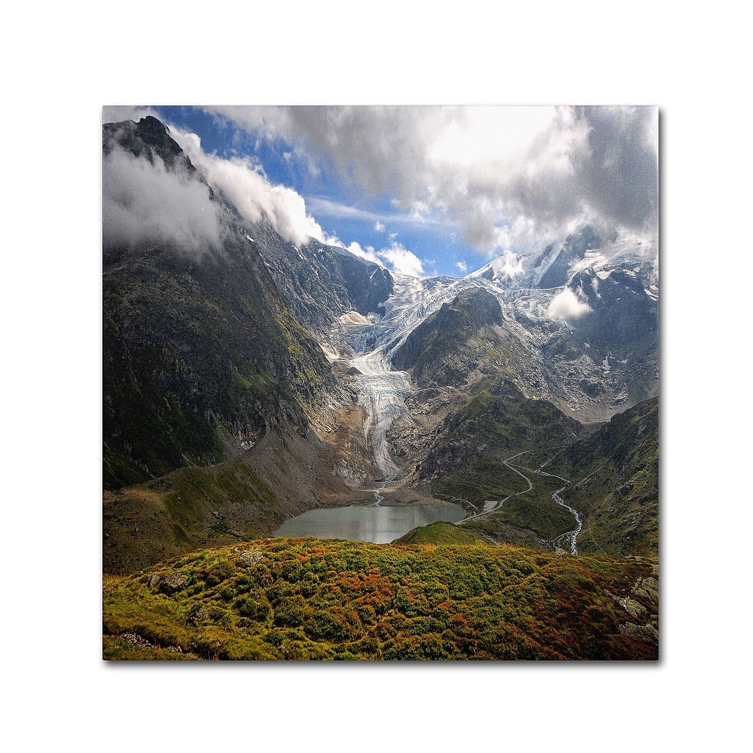 Trademark Fine Art 'River of Ice' Canvas Art by Philippe Sainte-Laudy
