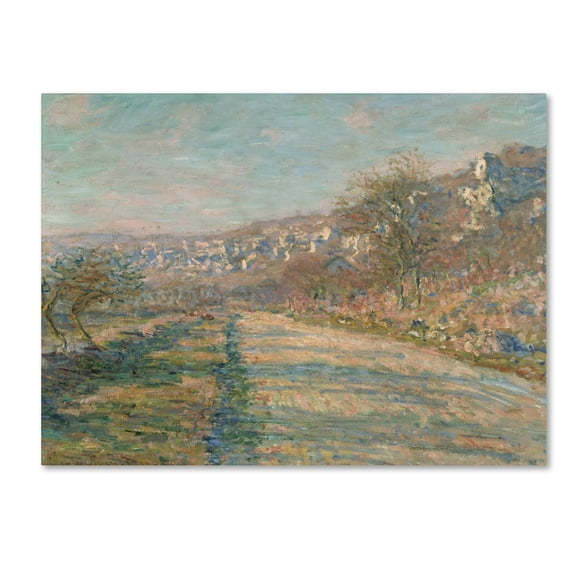 Trademark Fine Art 'Road Of La Rocheguyon' Canvas Art by Monet