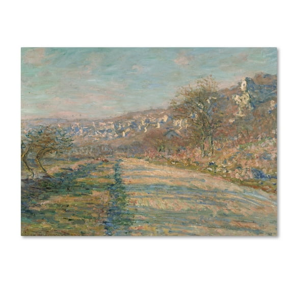 Trademark Fine Art 'Road Of La Rocheguyon' Canvas Art by Monet