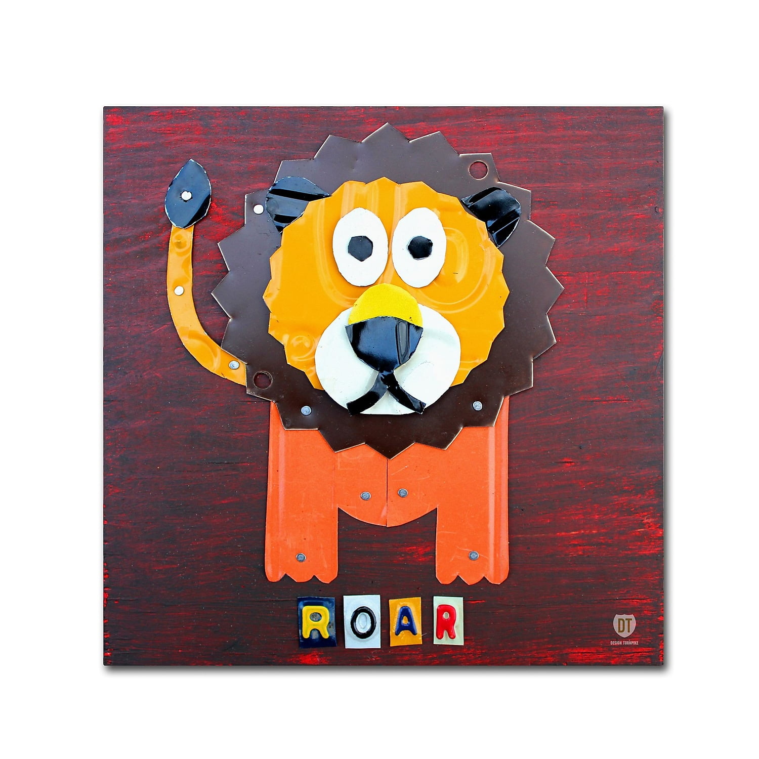 Trademark Fine Art 'Roar The Lion' Canvas Art by Design Turnpike