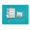 thumbnail image 1 of Trademark Fine Art "Robots on Beach" Canvas Art by Carla Martell, 1 of 3