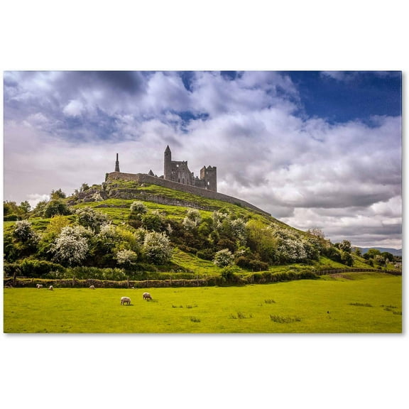 Trademark Fine Art Pierre Leclerc Rock Of Cashel Ireland Canvas Wall Art - 12x19