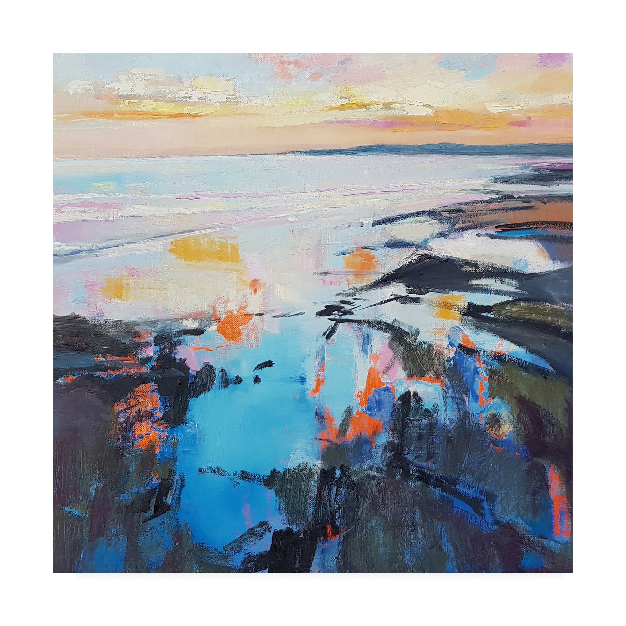 Trademark Fine Art 'Rock Pool Sunrise' Canvas Art by Andrew Kinmon