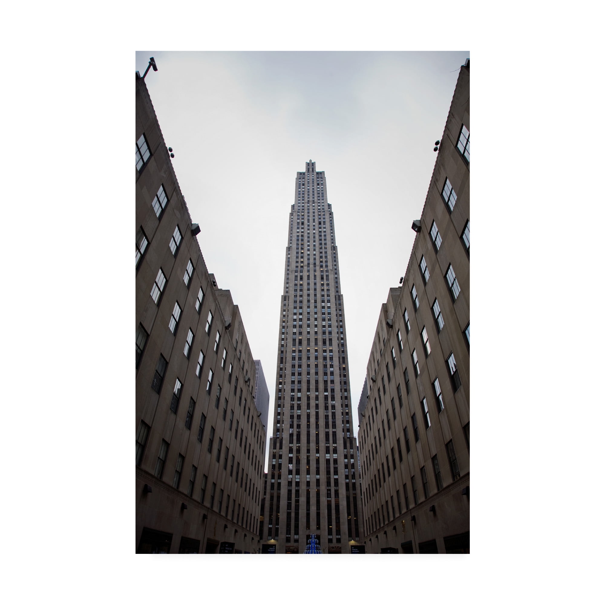 Trademark Fine Art 'Rockefeller Center New York City New York Color' Canvas Art by Monte Nagler