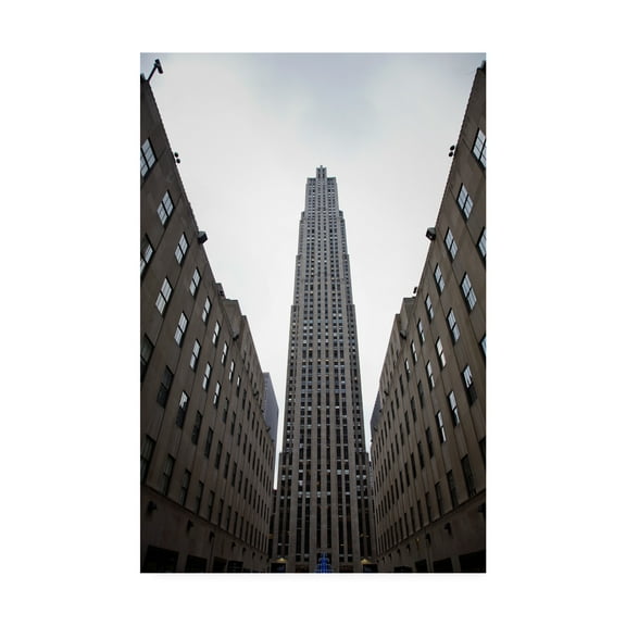 Trademark Fine Art 'Rockefeller Center New York City New York Color' Canvas Art by Monte Nagler