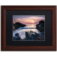 thumbnail image 1 of Trademark Fine Art "Rocky Cove" Canvas Art by Michael Blanchette Photography Black Matte, Wood Frame, 1 of 1