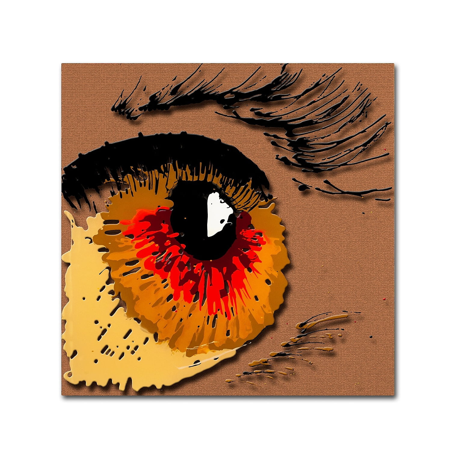 Trademark Fine Art Roderick Stevens 'Eye 1' 35 x 35 (RS1000-C3535GG)