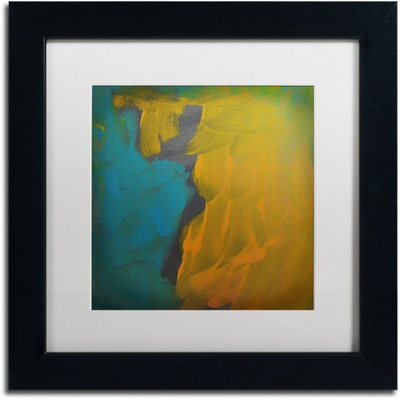 Trademark Fine Art "Rogue" Canvas Art by Nicole Dietz White Matte, Black Frame