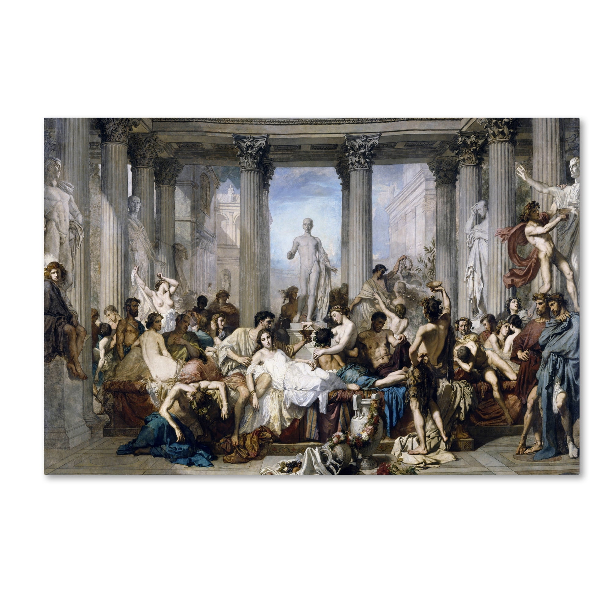 Trademark Fine Art 'Romans During The Decadence' Canvas Art by Couture