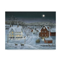 Trademark Fine Art 'Romantic Evening' Canvas Art by Bob Fair