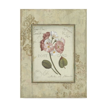 Trademark Fine Art 'Romantic Letters I' Canvas Art by Lisa Audit