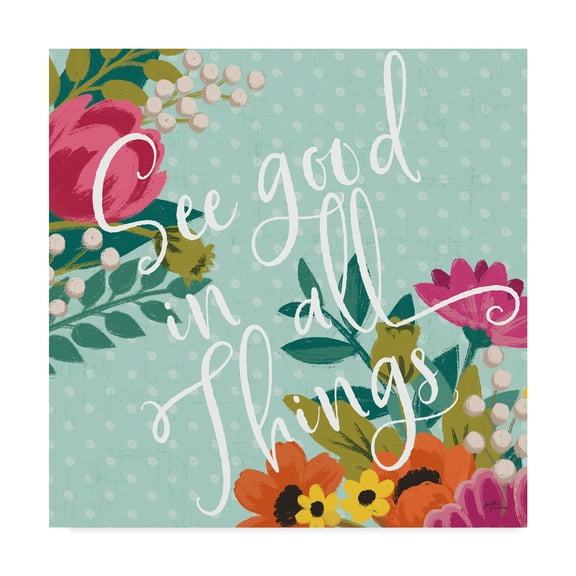 Trademark Fine Art 'Romantic Luxe XI' Canvas Art by Janelle Penner