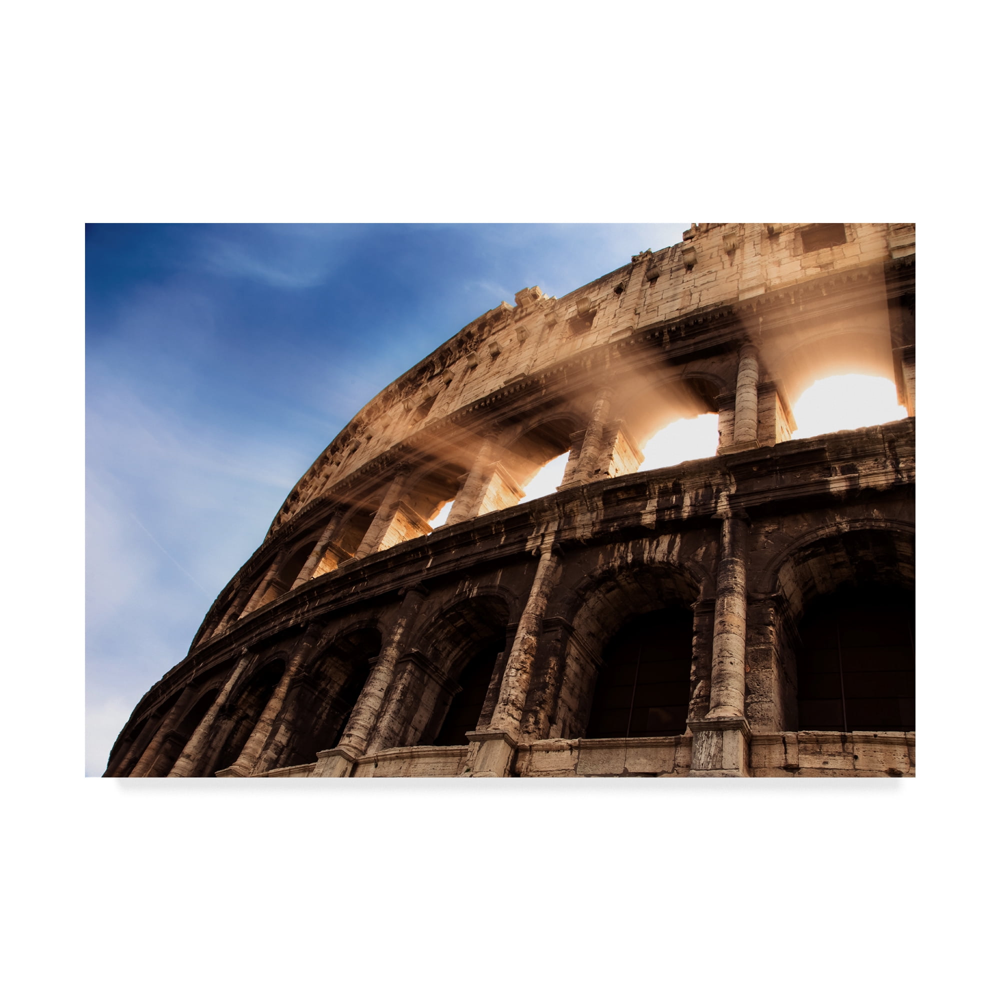 Trademark Fine Art 'Rome Colosseum' Canvas Art by Giuseppe Torre