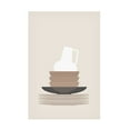 thumbnail image 1 of Trademark Fine Art Rosana Laiz Blursbyai Dishes and a vase in beige Canvas Wall Art, 1 of 4
