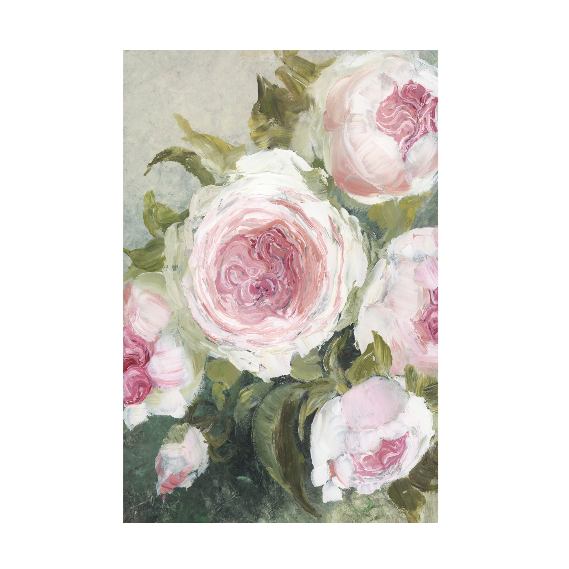 Trademark Fine Art Rosana Laiz Blursbyai Freyia painterly florals Canvas Wall Art