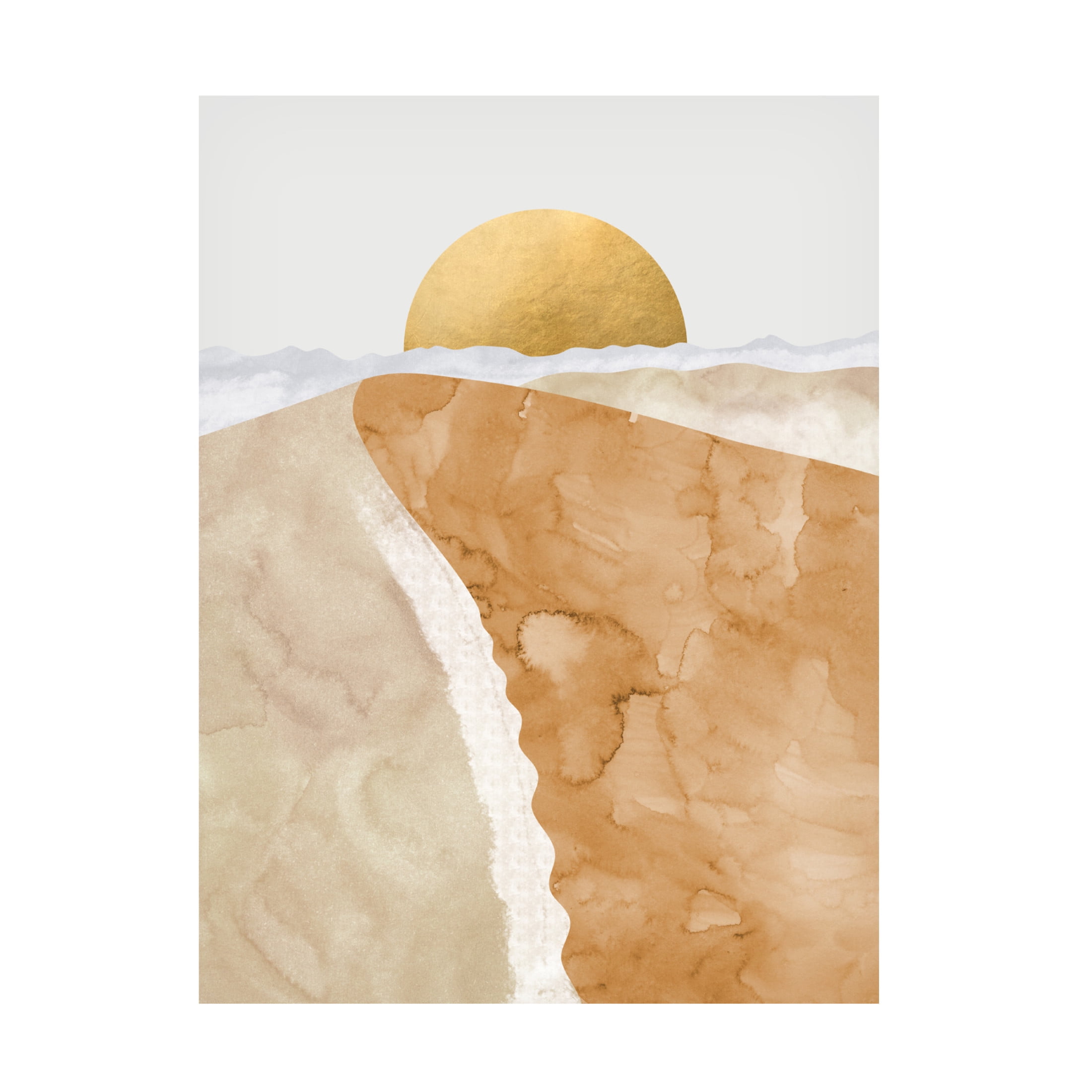 Trademark Fine Art Rosana Laiz Blursbyai Gold sand dune Canvas Wall Art