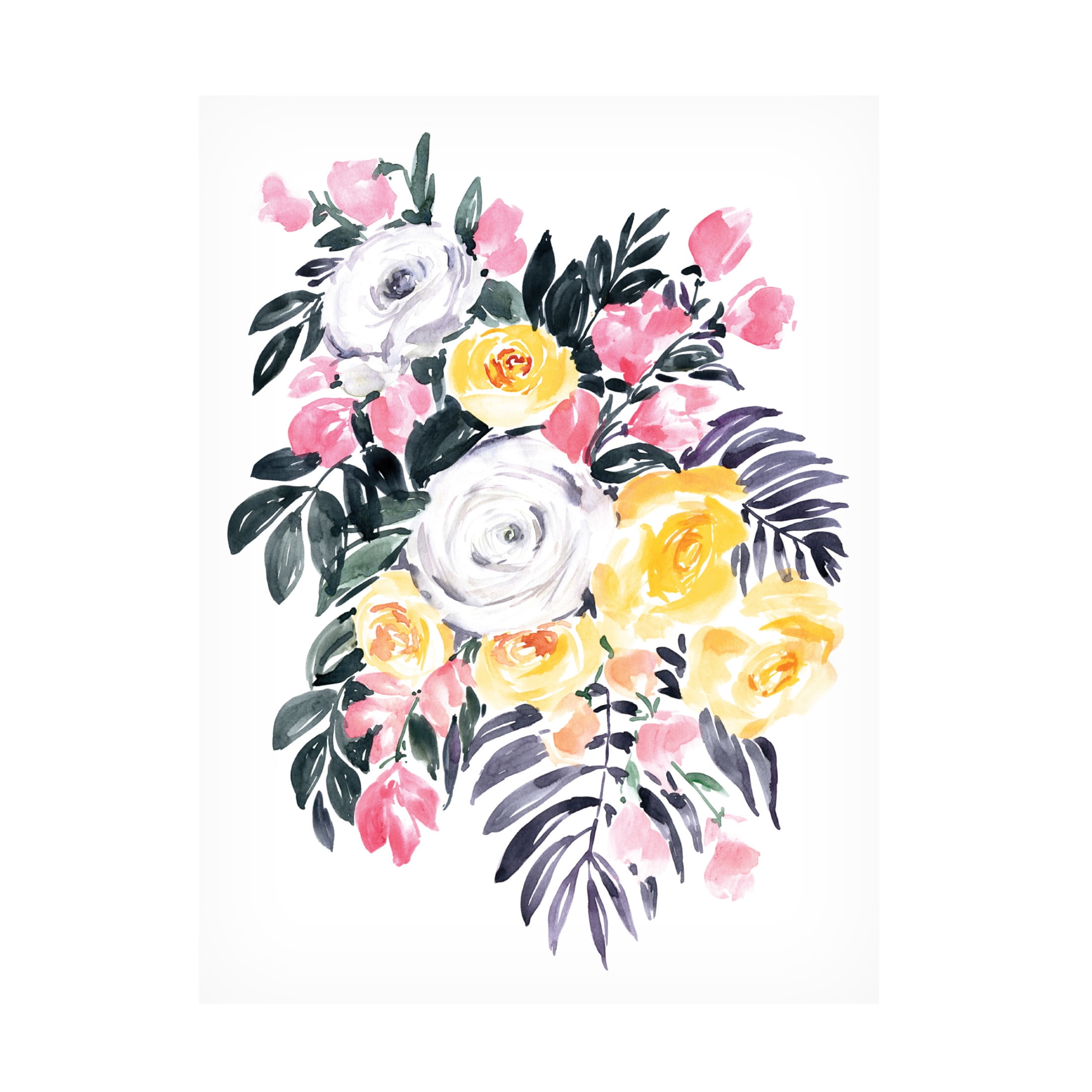 Trademark Fine Art Rosana Laiz Blursbyai Harriet bouquet Canvas Wall Art