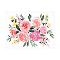 Trademark Fine Art Rosana Laiz Blursbyai Janis bouquet Canvas Wall Art