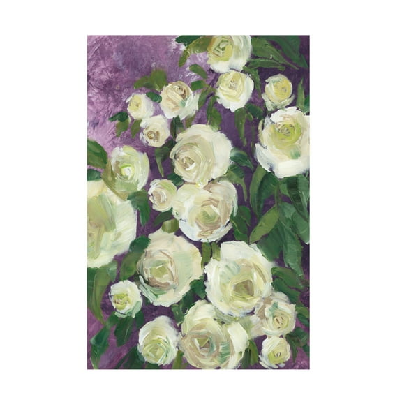 Trademark Fine Art Rosana Laiz Blursbyai Noray painterly roses Canvas Wall Art