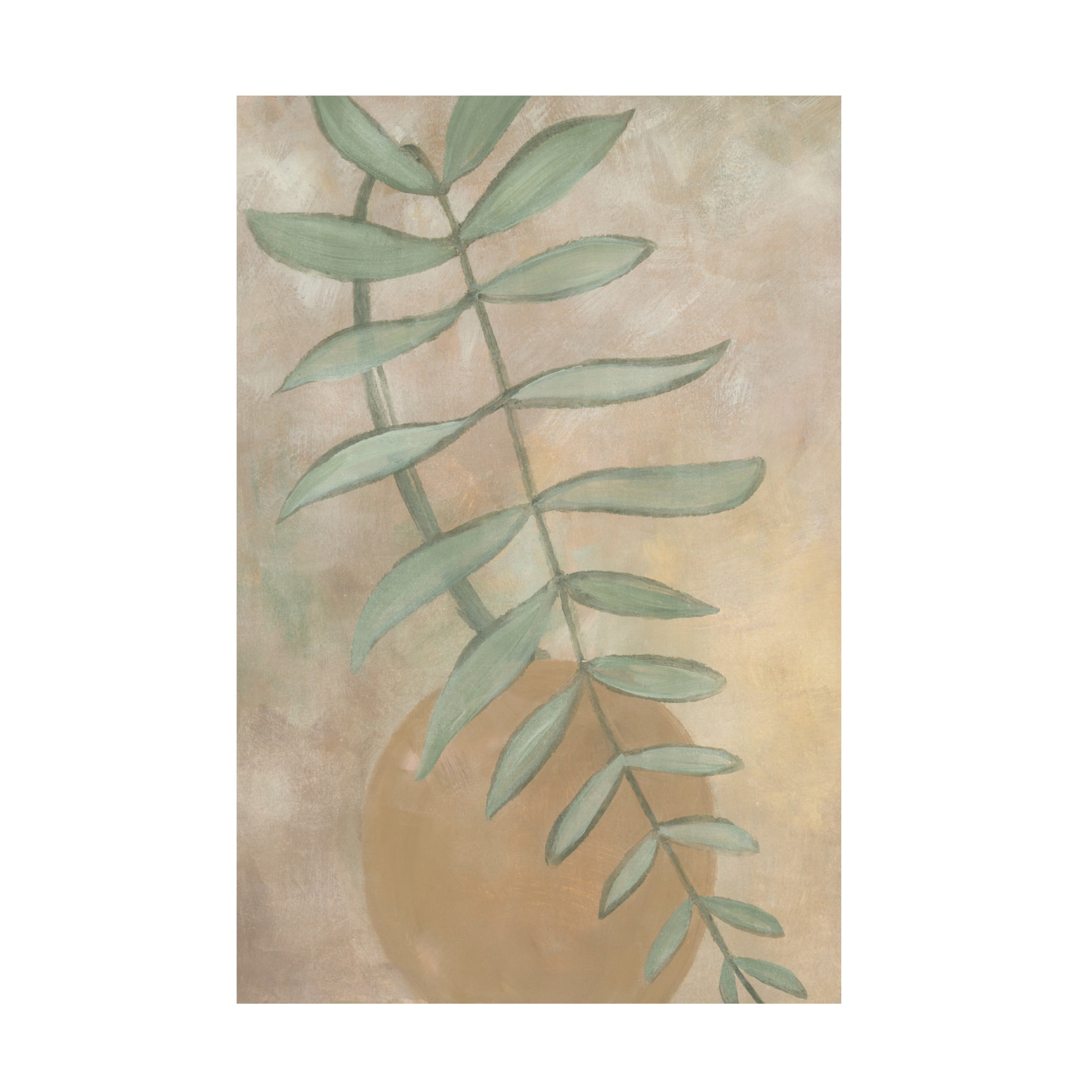 Trademark Fine Art Rosana Laiz Blursbyai Sang vase with branch Canvas Wall Art